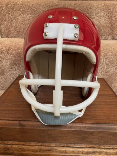 Arkansas Razorbacks 1969 MacGregor Clear Shell Football Helmet Bill Burnett Sports Mem, Cards & Fan Shop:Game Used Memorabilia:College-NCAA WESTBROOKSPORTSCARDS