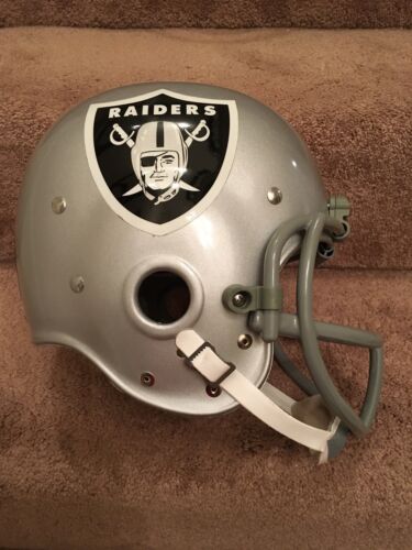 Riddell Kra-Lite RK2 Suspension 1964 Oakland Raiders Football Helmet OPO Mask Sports Mem, Cards & Fan Shop:Fan Apparel & Souvenirs:Football-NFL Riddell