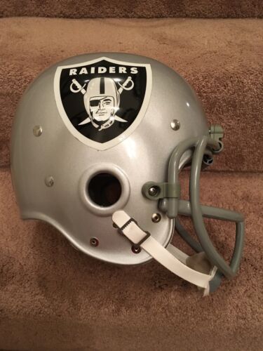 Riddell Kra-Lite RK2 Suspension 1964 Oakland Raiders Football Helmet OPO Mask Sports Mem, Cards & Fan Shop:Fan Apparel & Souvenirs:Football-NFL Riddell   