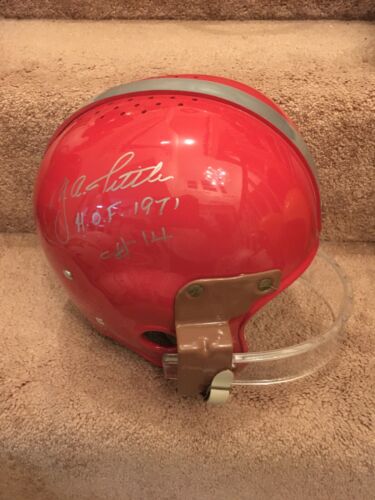 Y. A. Tittle Autographed Signed San Francisco 49ers Football Helmet HOF JSA COA Sports Mem, Cards & Fan Shop:Game Used Memorabilia:Football-NFL:Helmet WESTBROOKSPORTSCARDS   