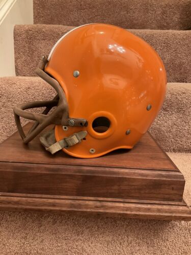 cleveland browns football helmet Original Vintage Riddell RK4 Suspension Football Helmet Custom Clevela – WESTBROOKSPORTSCARDS
