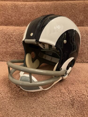 Los Angeles Rams Painted Horns RK2 Style Suspension Football Helmet Josephson Sports Mem, Cards & Fan Shop:Fan Apparel & Souvenirs:Football-NFL Riddell   