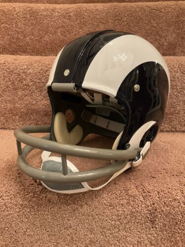 Los Angeles Rams Painted Horns RK2 Style Suspension Football Helmet Josephson Sports Mem, Cards & Fan Shop:Fan Apparel & Souvenirs:Football-NFL Riddell
