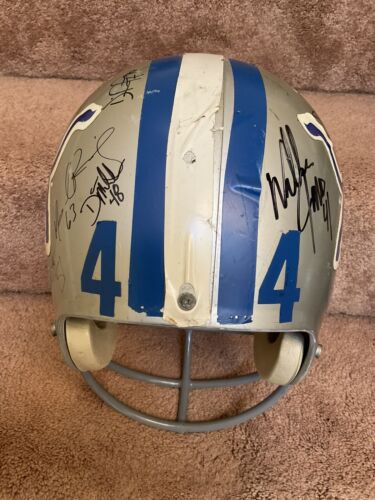 Autographed Detroit Lions Riddell 1979 PAC-3 Football Helmet Rare JOP Facemask Sports Mem, Cards & Fan Shop:Game Used Memorabilia:Football-NFL:Helmet WESTBROOKSPORTSCARDS