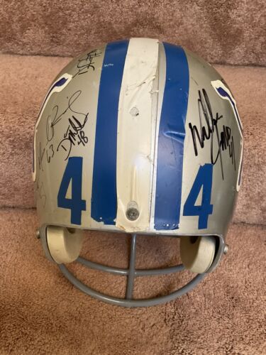 Autographed Detroit Lions Riddell 1979 PAC-3 Football Helmet Rare JOP Facemask Sports Mem, Cards & Fan Shop:Game Used Memorabilia:Football-NFL:Helmet WESTBROOKSPORTSCARDS   