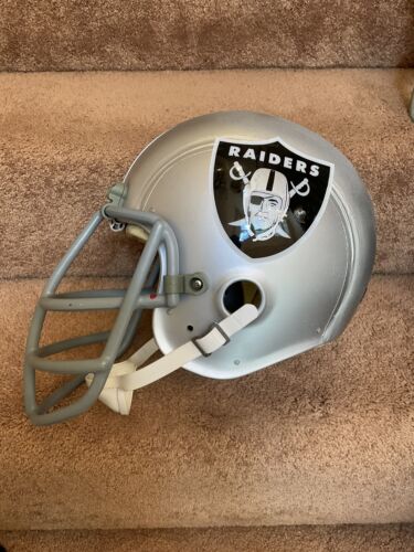 Vintage MacGregor Football Helmet Oakland Raiders Art Shell Gene Upshaw Sports Mem, Cards & Fan Shop:Fan Apparel & Souvenirs:Football-NFL MacGregor