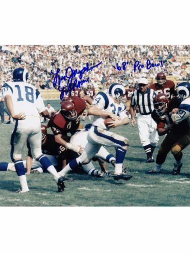 Los Angeles Rams Riddell TK2 Football Helmet 1970 Painted Horns Les Josephson Sports Mem, Cards & Fan Shop:Fan Apparel & Souvenirs:Football-NFL Riddell
