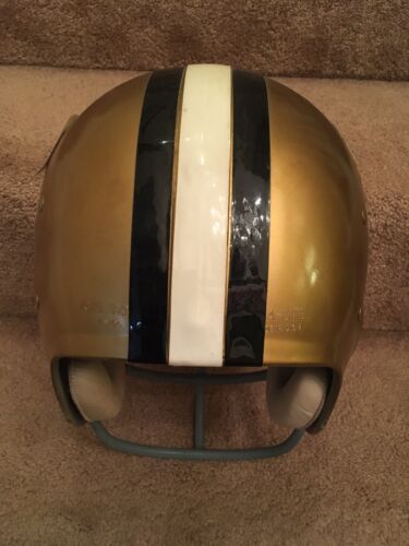Authentic Riddell Kra-Lite RAC-H2 New Orleans Saints Football Helmet Game Used Sports Mem, Cards & Fan Shop:Fan Apparel & Souvenirs:Football-NFL Riddell