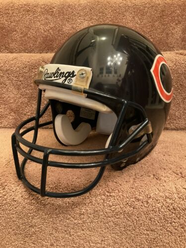 Authentic Vintage Chicago Bears Rawlings Large ANFL Football Helmet Willie Gault Sports Mem, Cards & Fan Shop:Game Used Memorabilia:Football-NFL:Helmet WESTBROOKSPORTSCARDS   