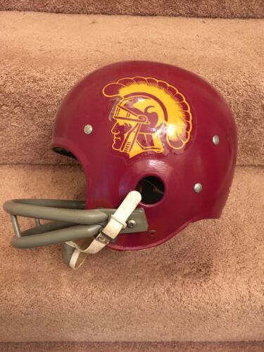 1972 USC Trojans Authentic Game Used Riddell Kra-Lite Football Helmet Sports Mem, Cards & Fan Shop:Fan Apparel & Souvenirs:College-NCAA Riddell   