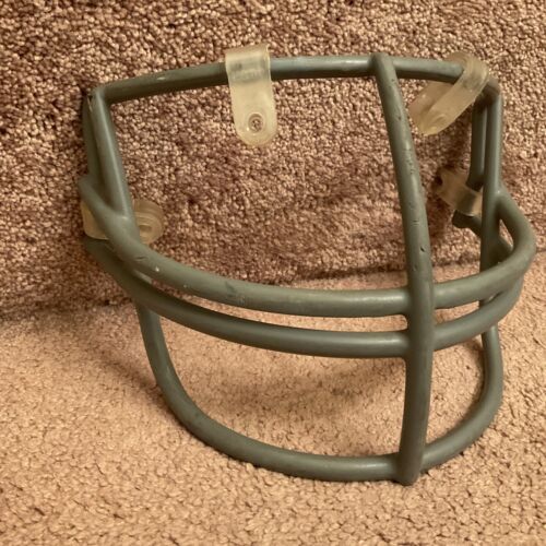 Vintage Schutt 1980 Double Wire NOP Red Dot Gray Football Helmet Face Mask- Rare Sporting Goods:Team Sports:Football:Clothing, Shoes & Accessories:Helmets & Hats Schutt