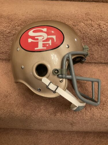 RK2 Style Suspension Football Helmet San Francisco 49ers Dave Wilcox Sports Mem, Cards & Fan Shop:Fan Apparel & Souvenirs:Football-NFL Riddell