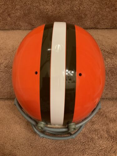 Original Vintage RIDDell TK2 Football Helmet Cleveland Browns Leroy Kelly Sports Mem, Cards & Fan Shop:Fan Apparel & Souvenirs:Football-NFL Riddell