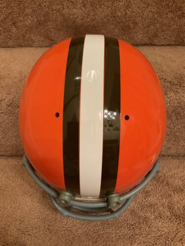 Original Vintage RIDDell TK2 Football Helmet Cleveland Browns Leroy Kelly Sports Mem, Cards & Fan Shop:Fan Apparel & Souvenirs:Football-NFL Riddell   