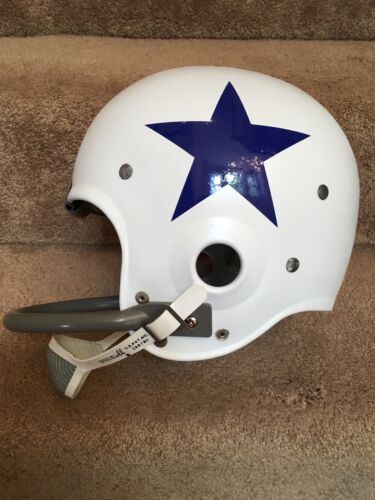 Vintage Riddell Kra-Lite TK5 Football Helmet 1960 Dallas Cowboys Meredith Rookie Sports Mem, Cards & Fan Shop:Fan Apparel & Souvenirs:Football-NFL Riddell
