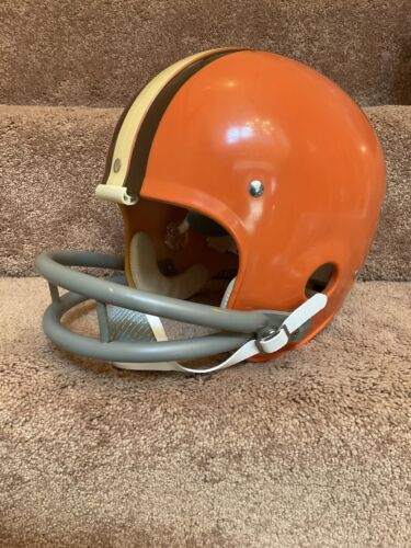 Vintage Riddell 1972 Kra-Lite TK2 Football Helmet Cleveland Browns Gary Collins Sports Mem, Cards & Fan Shop:Fan Apparel & Souvenirs:Football-NFL Riddell