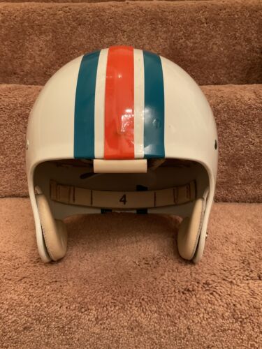 Vintage 1972 Riddell Kra-Lite II Football Helmet Miami Dolphins Undrilled! Sports Mem, Cards & Fan Shop:Fan Apparel & Souvenirs:Football-NFL Riddell