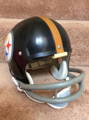 Vintage Riddell Kra-Lite TK2 Football Helmet-1973 Pittsburgh Steelers -very Rare Sports Mem, Cards & Fan Shop:Fan Apparel & Souvenirs:Football-NFL Riddell