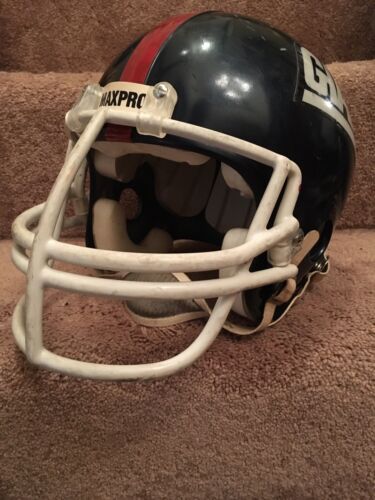 Maxpro New York Giants 1980s Football Helmet Rare Sports Mem, Cards & Fan Shop:Autographs-Original:Football-NFL:Helmets WESTBROOKSPORTSCARDS   