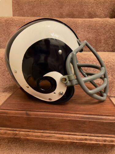 Los Angeles Rams Painted Horns RK2 Style Suspension Football Helmet Olsen Sports Mem, Cards & Fan Shop:Fan Apparel & Souvenirs:Football-NFL Riddell