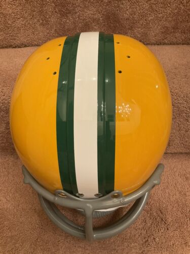 RK2 Husky Vintage Style Suspension Football Helmet Green Bay Packers Kramer Sports Mem, Cards & Fan Shop:Fan Apparel & Souvenirs:Football-NFL WESTBROOKSPORTSCARDS