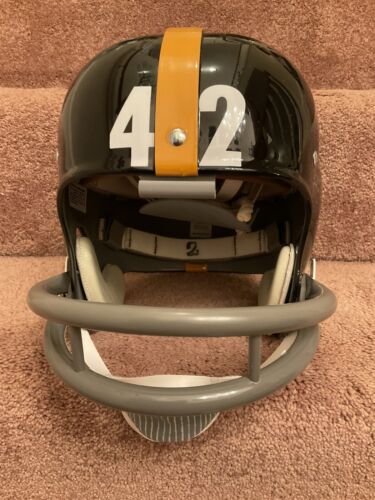 RK2 Vintage Style Custom Pittsburgh Steelers Football Helmet Dick Hoak Sports Mem, Cards & Fan Shop:Fan Apparel & Souvenirs:Football-NFL WESTBROOKSPORTSCARDS