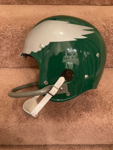RK4 Style Football Helmet Philadelphia Eagles Painted Wings Pete Retzlaff Sports Mem, Cards & Fan Shop:Autographs-Original:Football-NFL:Helmets WESTBROOKSPORTSCARDS