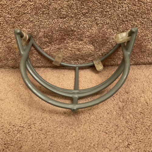 Vintage Schutt 1980 Double Wire NOP Red Dot Gray Football Helmet Face Mask- Rare Sporting Goods:Team Sports:Football:Clothing, Shoes & Accessories:Helmets & Hats Schutt