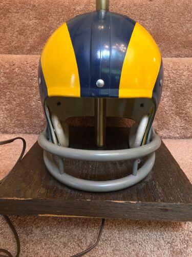 Vintage Riddell 1973 Los Angeles Rams Kra-Lite Old Football Helmet Lamp Rare! Sports Mem, Cards & Fan Shop:Fan Apparel & Souvenirs:Football-NFL Riddell   