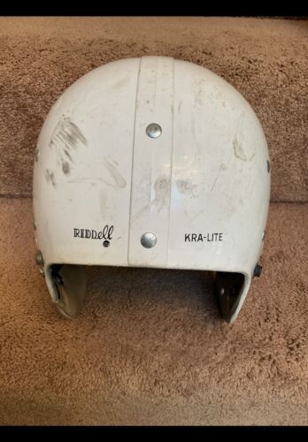 Early Vintage Riddell Kra-Lite TK5 Football Helmet Wrap Around Jaw Pads Sep 1954 Sports Mem, Cards & Fan Shop:Fan Apparel & Souvenirs:Football-NFL Riddell