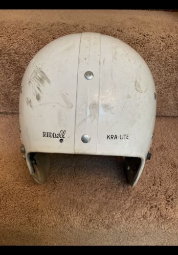 Early Vintage Riddell Kra-Lite TK5 Football Helmet Wrap Around Jaw Pads Sep 1954 Sports Mem, Cards & Fan Shop:Fan Apparel & Souvenirs:Football-NFL Riddell   