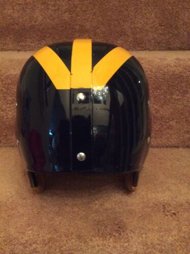 Michigan Wolverines 1947 National Champions Throwback RT Style Football Helmet Sports Mem, Cards & Fan Shop:Fan Apparel & Souvenirs:College-NCAA WESTBROOKSPORTSCARDS