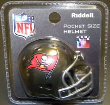 Tampa Bay Buccaneers Riddell NFL Pocket Pro Helmet Revolution 2014 Throwback  WESTBROOKSPORTSCARDS