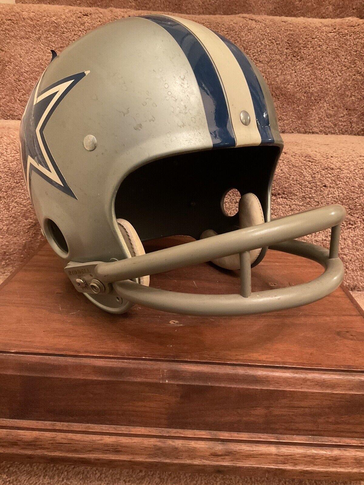 Original Riddell 1970 Dallas Cowboys Kra-Lite-8 TK2 Game Football Helmet Rare Sports Mem, Cards & Fan Shop:Fan Apparel & Souvenirs:Football-NFL Riddell