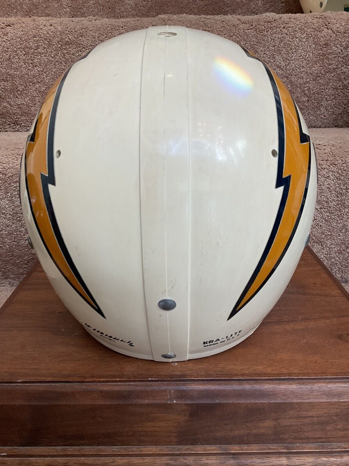 Original Riddell 1971 San Diego Chargers Kra-Lite TK2 Game Football Helmet Rare Sports Mem, Cards & Fan Shop:Fan Apparel & Souvenirs:Football-NFL Riddell   