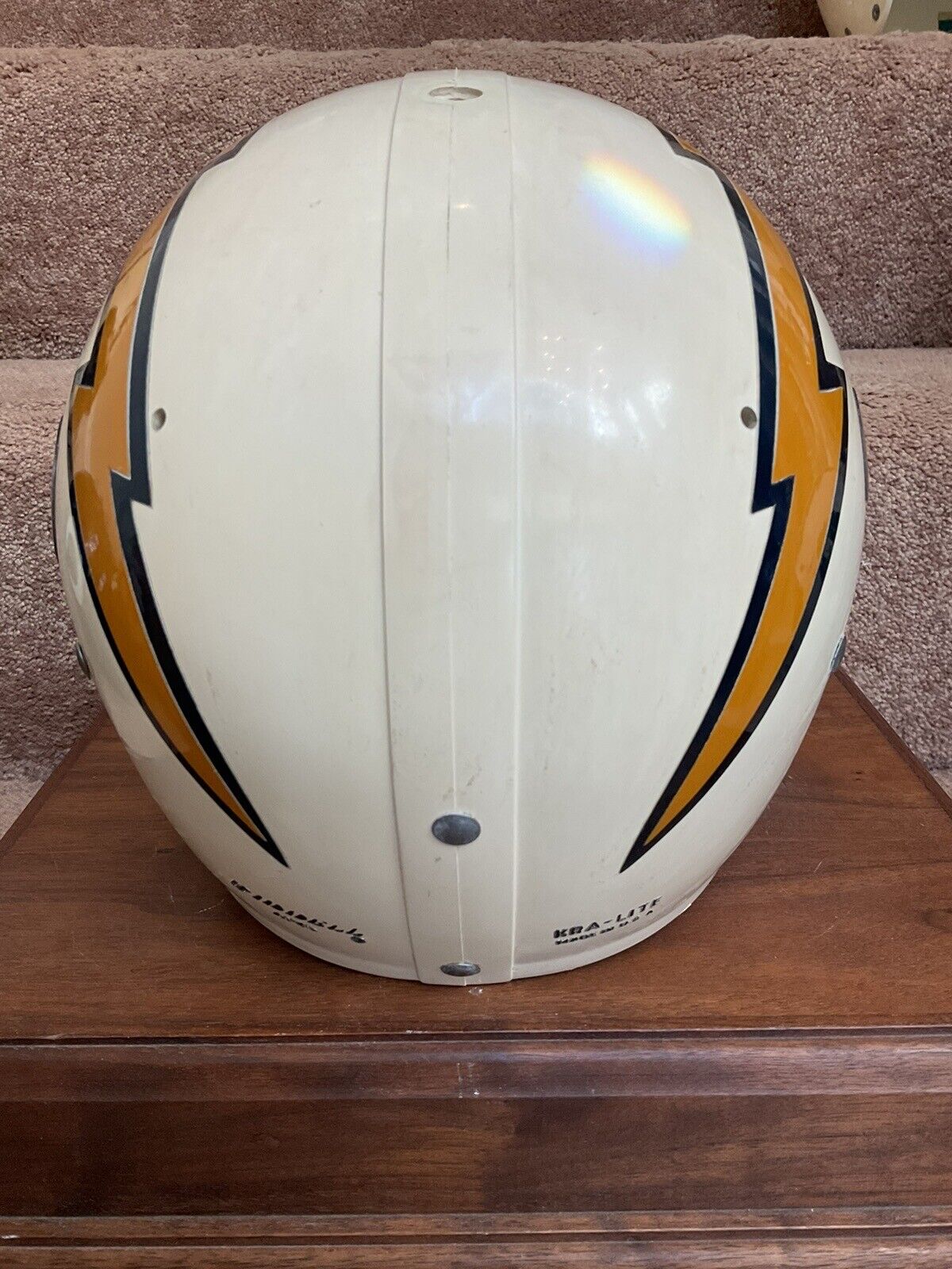 Original Riddell 1971 San Diego Chargers Kra-Lite TK2 Game Football Helmet Rare Sports Mem, Cards & Fan Shop:Fan Apparel & Souvenirs:Football-NFL Riddell