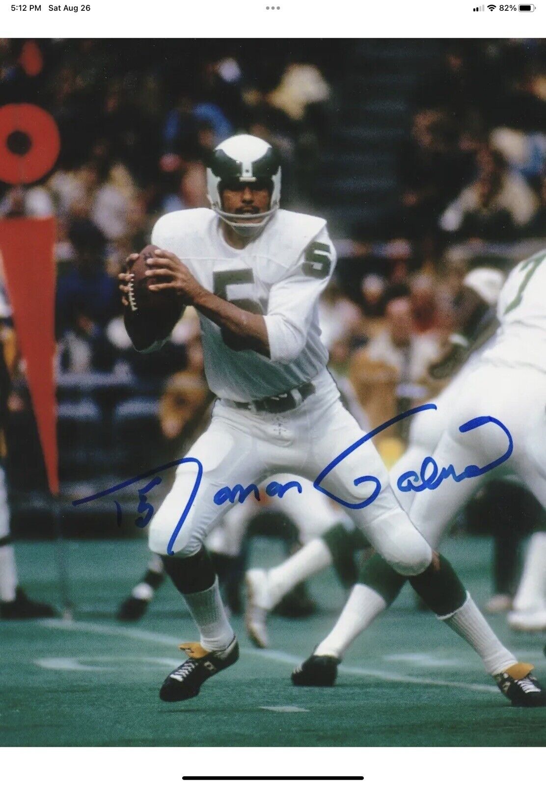 Vintage Riddell Kra-Lite TK2 Football Game Helmet Philadelphia Eagles Gabriel Sports Mem, Cards & Fan Shop:Fan Apparel & Souvenirs:Football-NFL Riddell