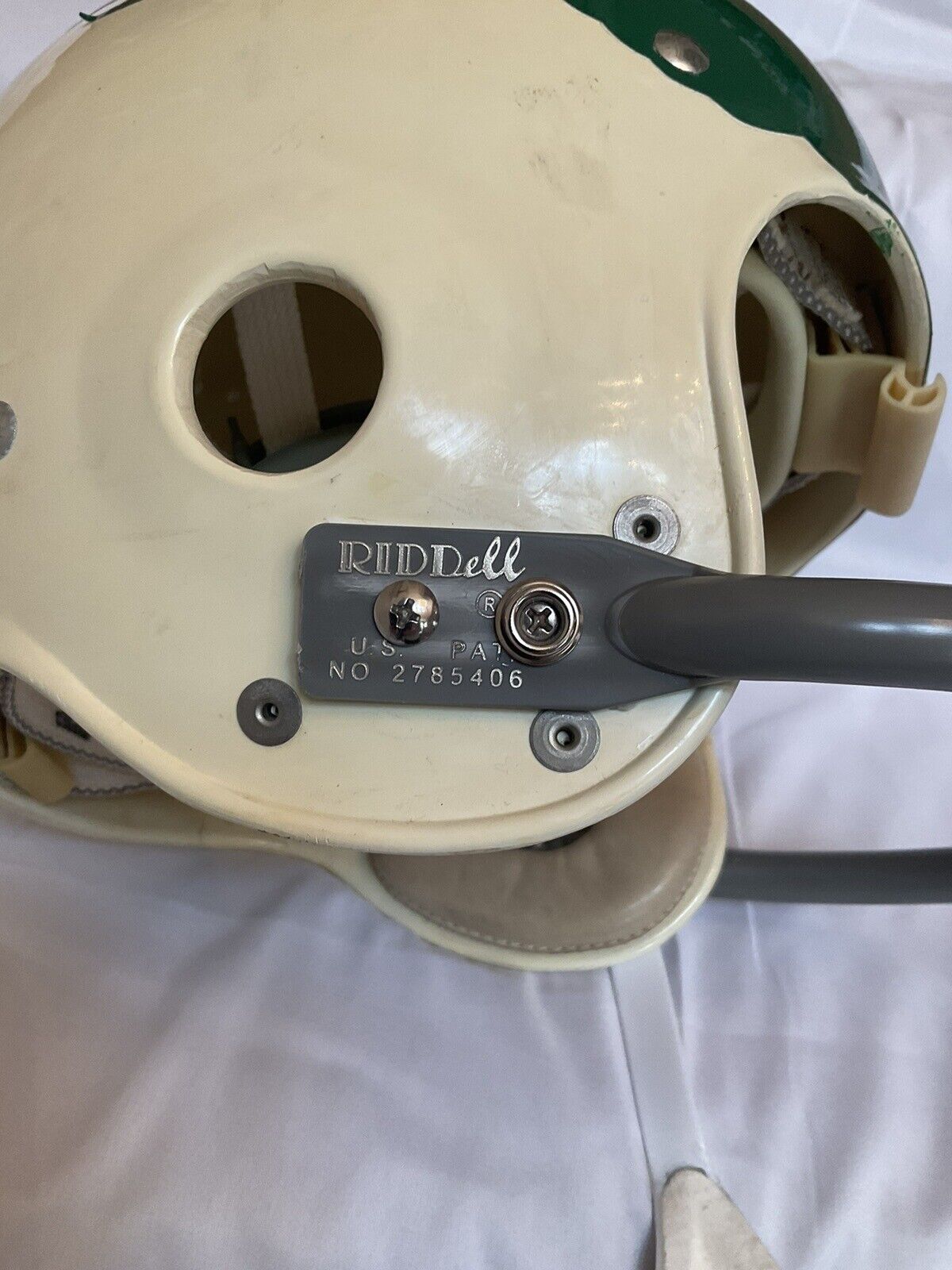 Vintage Riddell Kra-Lite TK2 Football Game Helmet Philadelphia Eagles Gabriel Sports Mem, Cards & Fan Shop:Fan Apparel & Souvenirs:Football-NFL Riddell