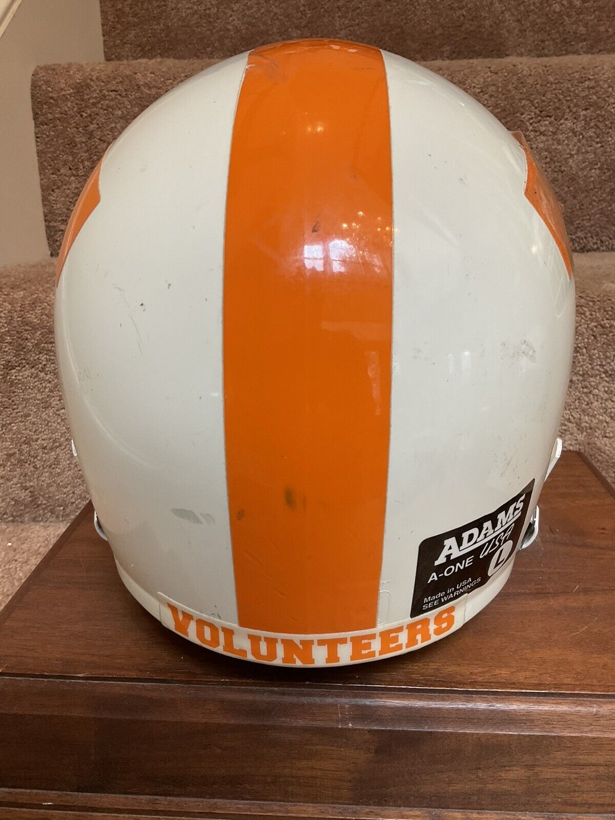 Adams A-One Size Large Football Helmet - Vintage Tennessee Volunteers Decals Sports Mem, Cards & Fan Shop:Fan Apparel & Souvenirs:College-NCAA Riddell   