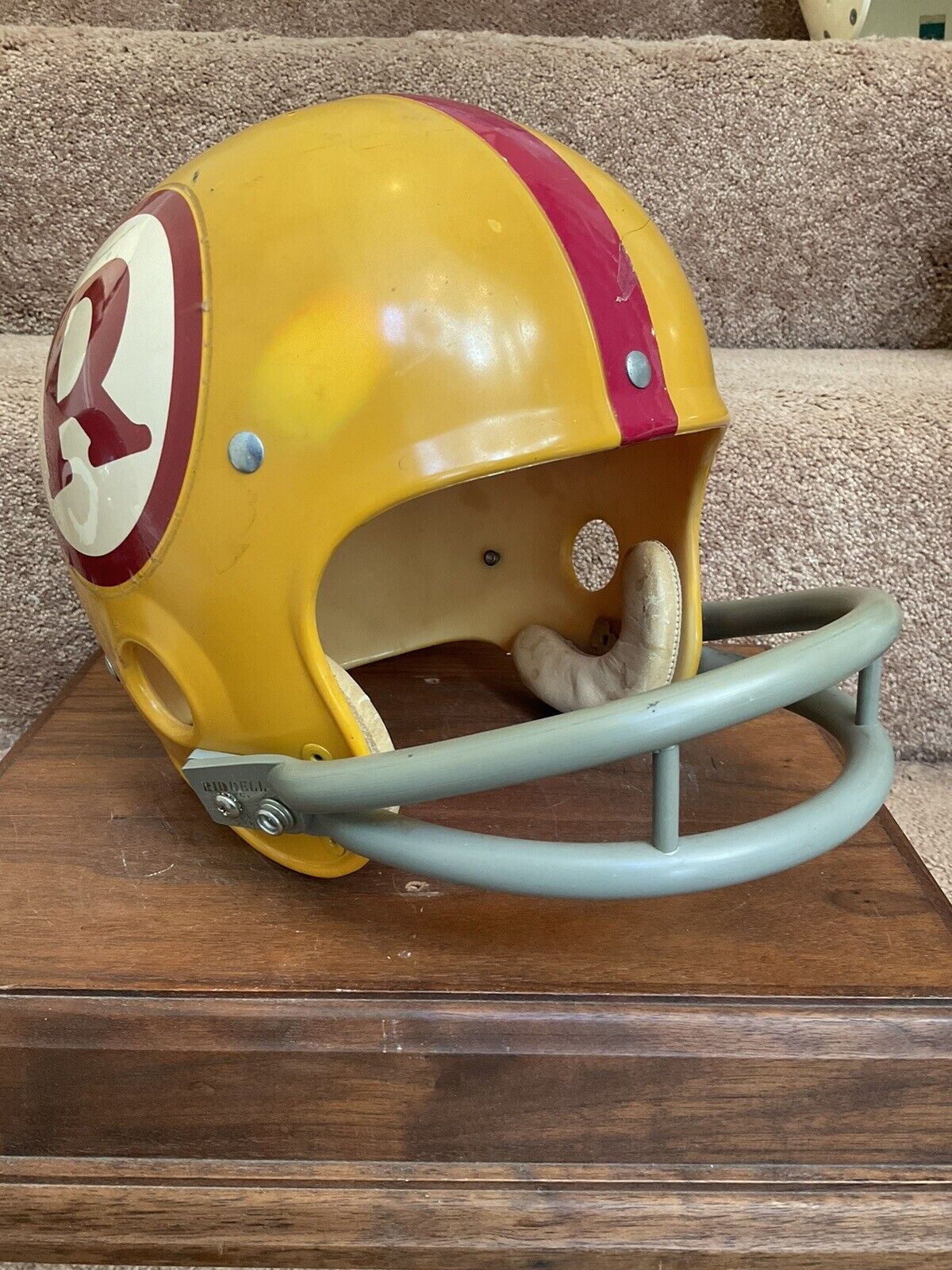 Original Riddell 1971 Washington Redskins Kra-Lite TK2 Game Football Helmet Sports Mem, Cards & Fan Shop:Fan Apparel & Souvenirs:Football-NFL Riddell
