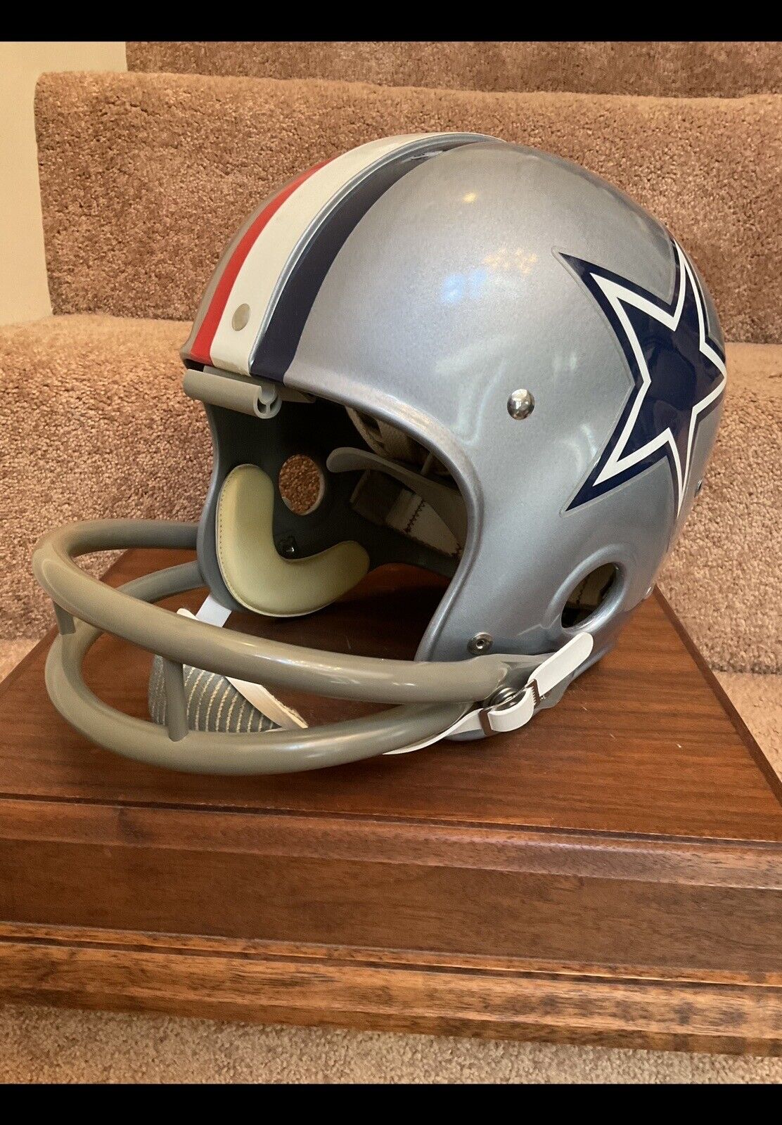 Riddell Kra-Lite Football Helmet-1976 Dallas Cowboys Autographed Renfro Pearson Sports Mem, Cards & Fan Shop:Autographs-Original:Football-NFL:Helmets WESTBROOKSPORTSCARDS   