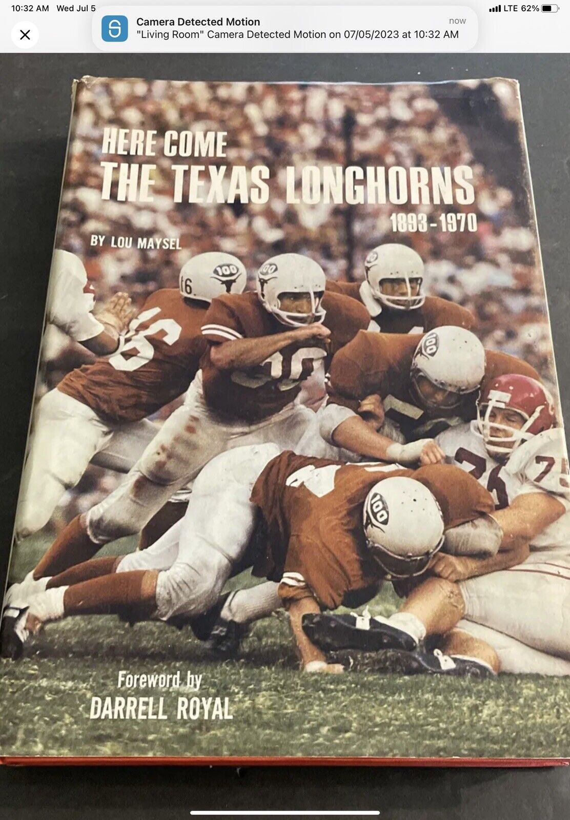 Vintage 1969 Wilson Football Helmet Custom Texas Longhorns National Championship Sports Mem, Cards & Fan Shop:Fan Apparel & Souvenirs:Football-NFL Wilson