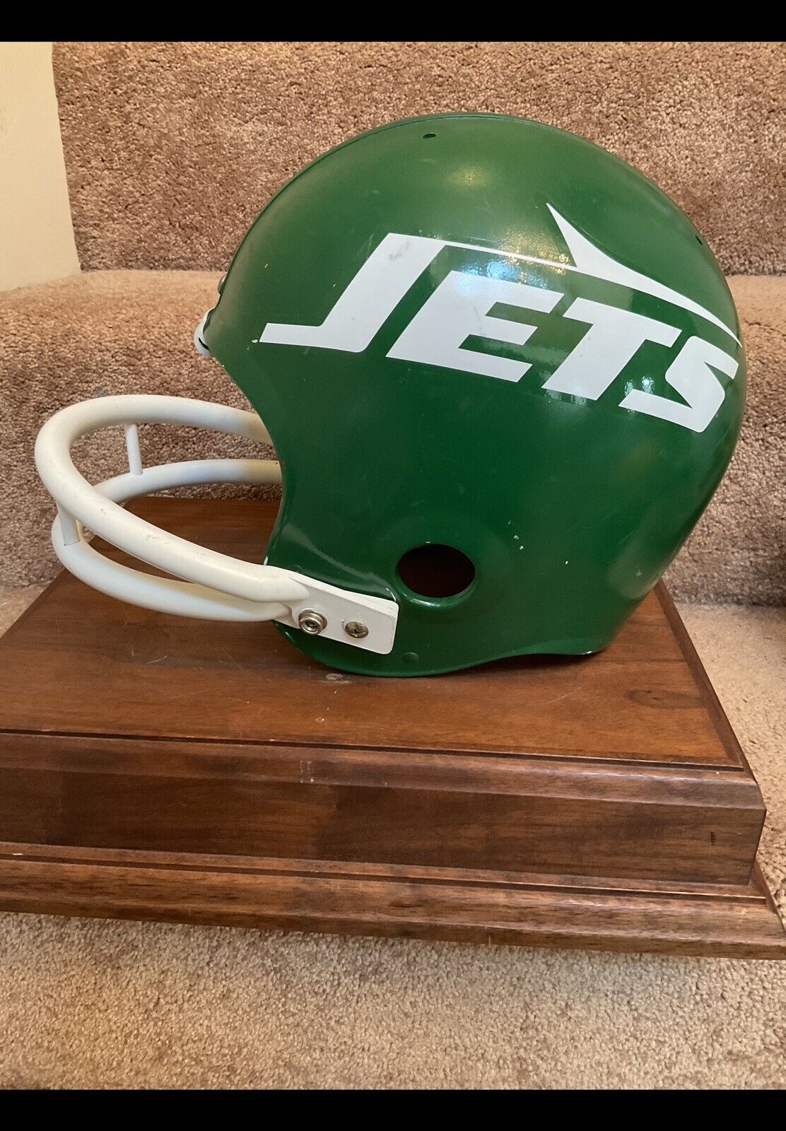 Vintage Original Wilson F2101 Football Helmet Custom 1978 New York Jets Sports Mem, Cards & Fan Shop:Fan Apparel & Souvenirs:Football-NFL Wilson   