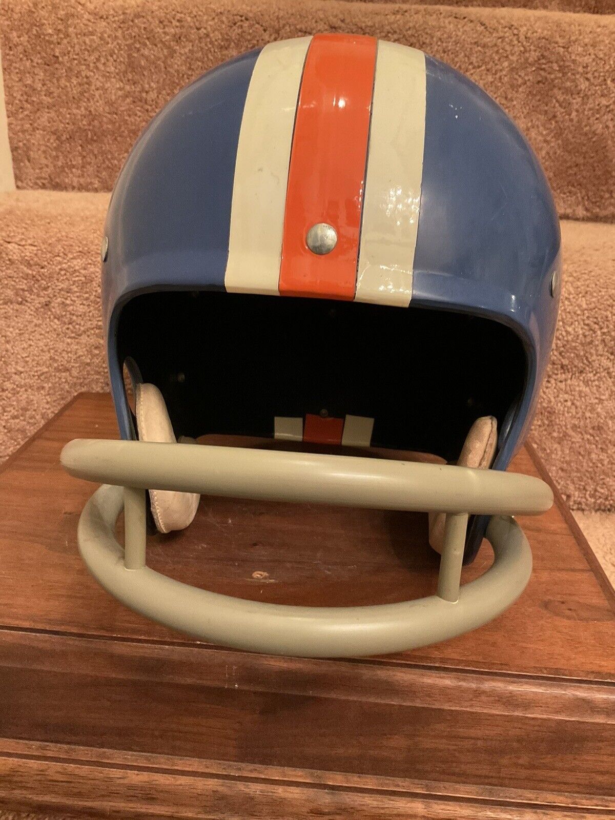 Original Riddell 1970 Denver Broncos Kra-Lite TK2 Game Football Helmet Rare Sports Mem, Cards & Fan Shop:Fan Apparel & Souvenirs:Football-NFL Riddell