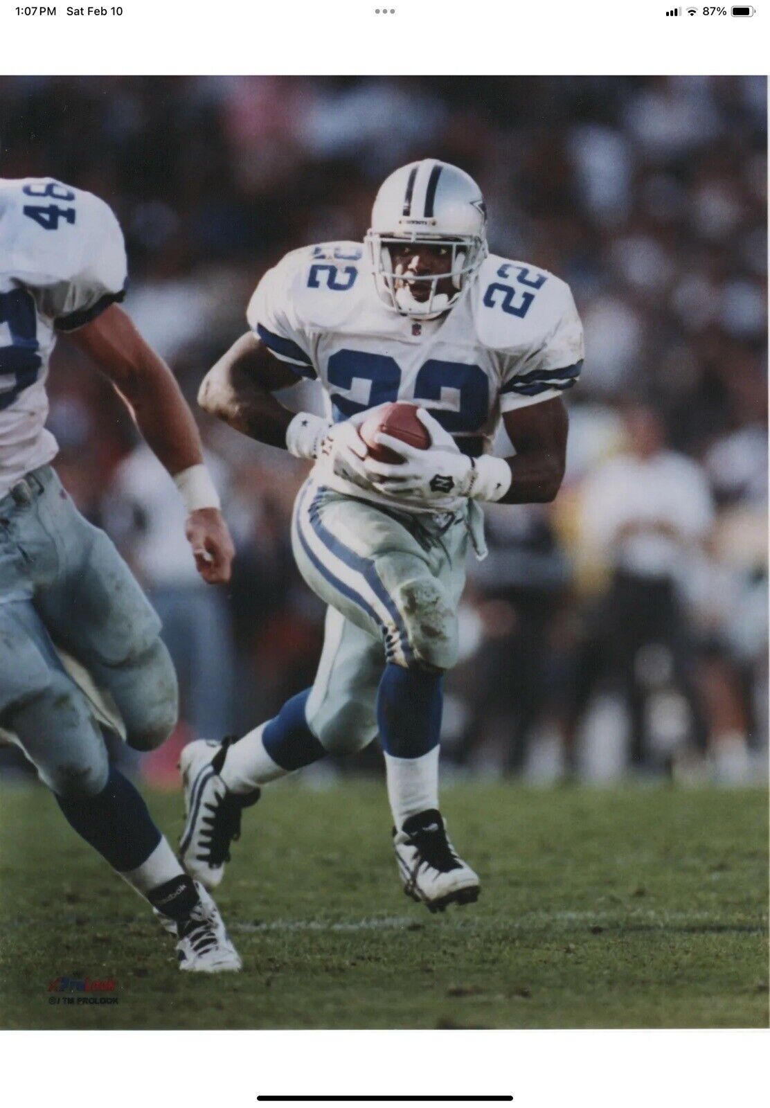 RIddell VSR-4 Football Helmet Officially Licensed Dallas Cowboys Emmitt Smith Sports Mem, Cards & Fan Shop:Fan Apparel & Souvenirs:Football-NFL Riddell