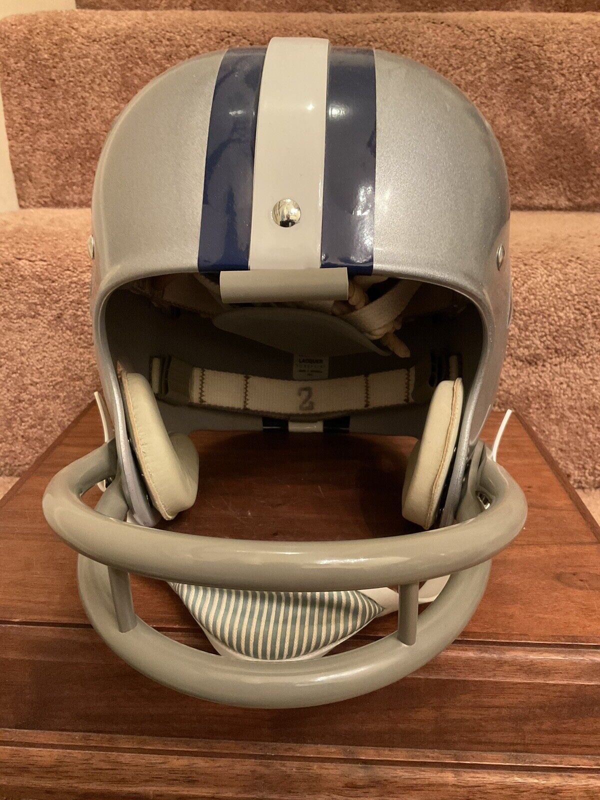Riddell Kra-Lite RK2 Suspension Football Helmet 1970 Dallas Cowboys Staubach Sports Mem, Cards & Fan Shop:Fan Apparel & Souvenirs:Football-NFL Riddell