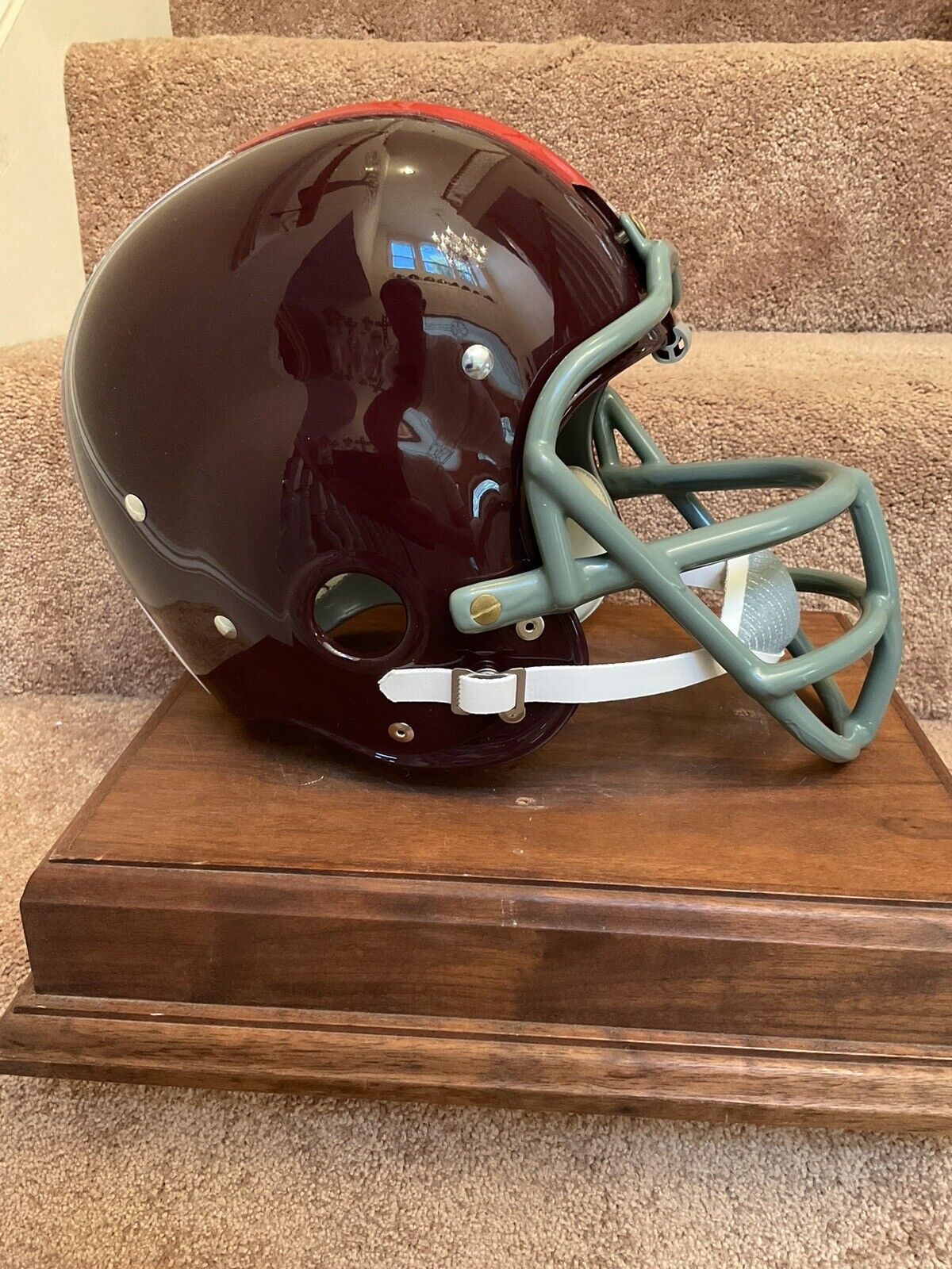 1964 Washington Redskins Feather RK2 Style Suspension Football Helmet Sam Huff Sports Mem, Cards & Fan Shop:Autographs-Original:Football-NFL:Helmets WESTBROOKSPORTSCARDS   