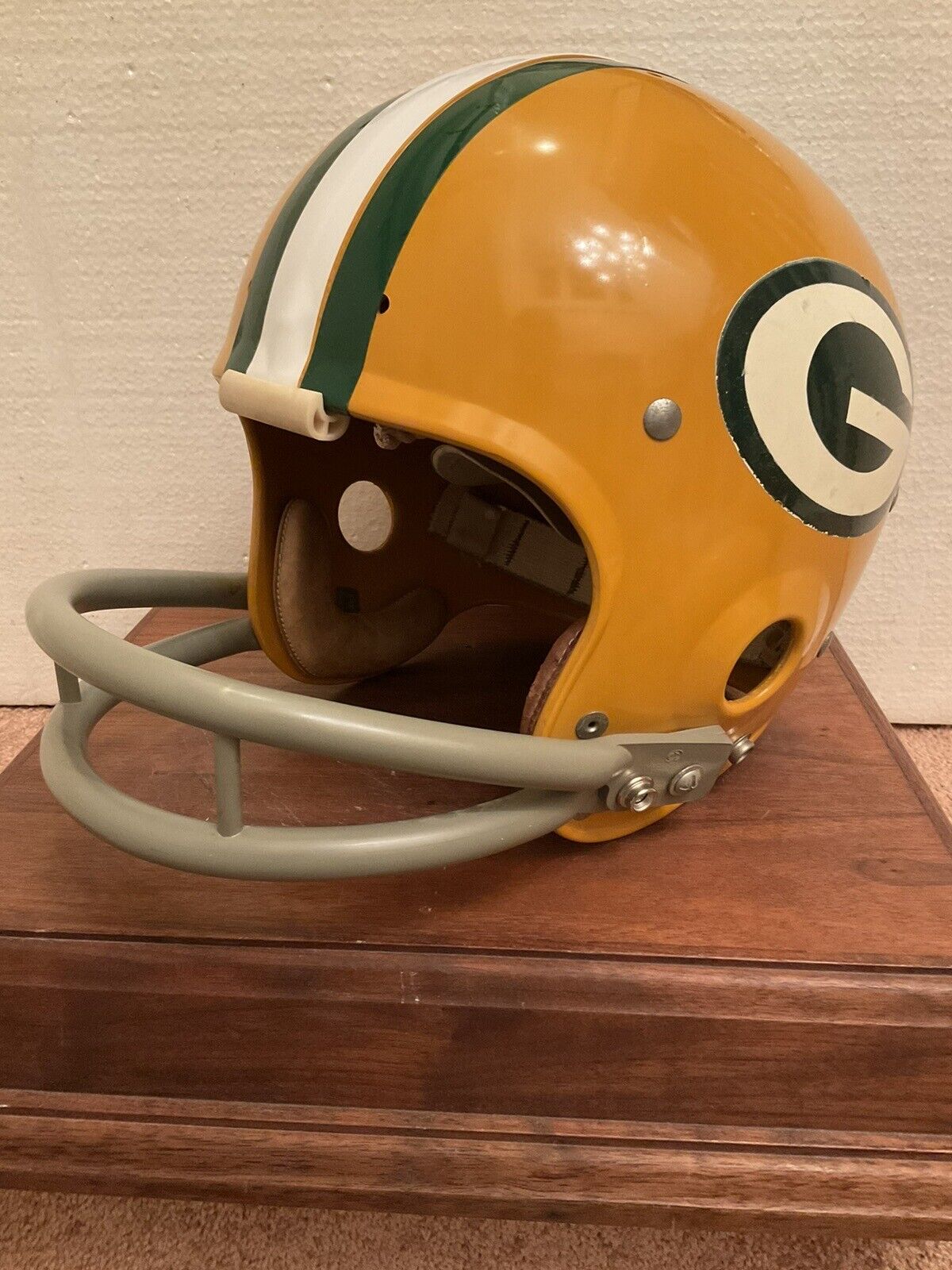 Vintage Riddell Kra-Lite II Football Helmet 1972 Green Bay Packers Sports Mem, Cards & Fan Shop:Fan Apparel & Souvenirs:Football-NFL Riddell
