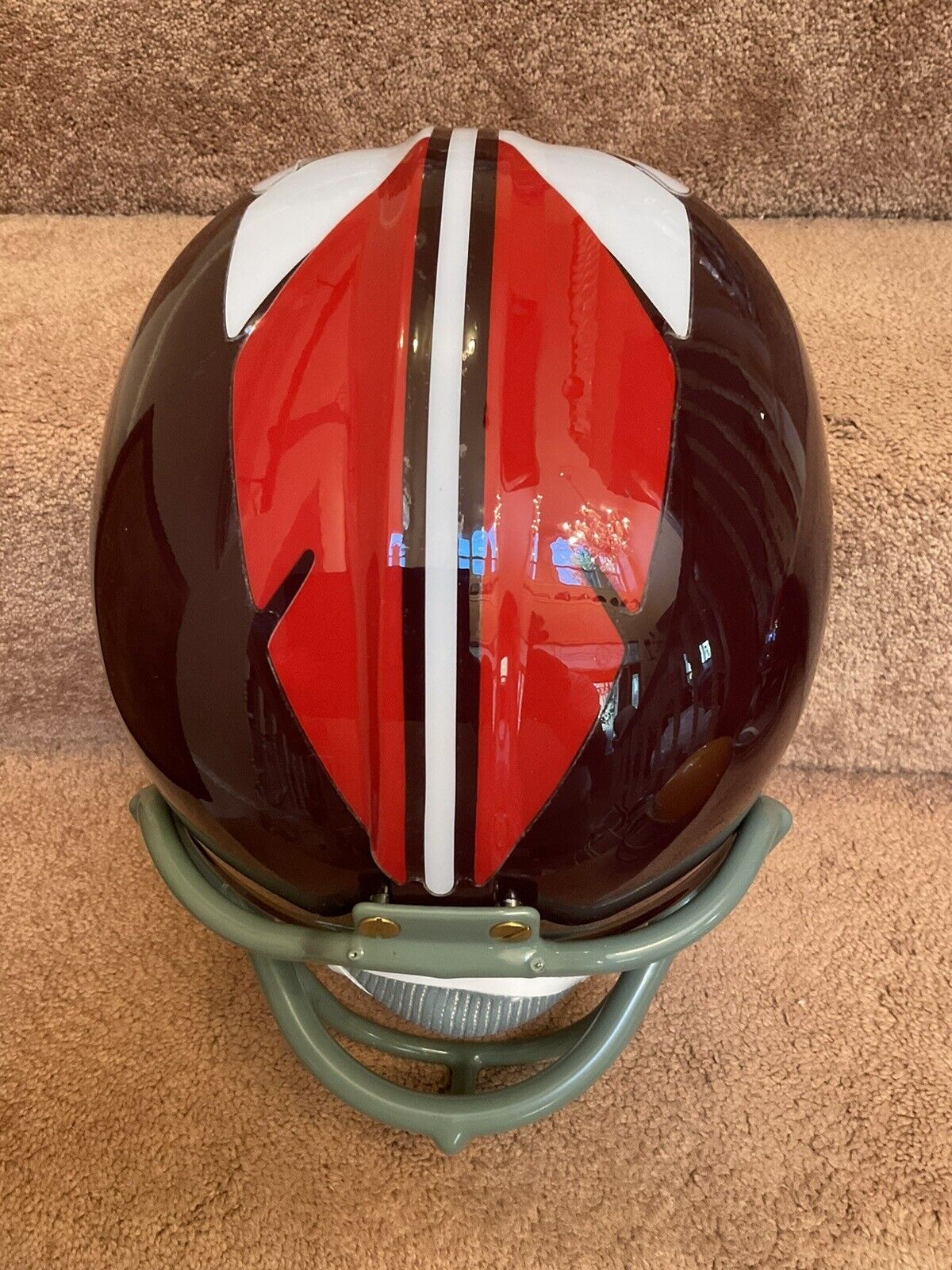 1964 Washington Redskins Feather RK2 Style Suspension Football Helmet Sam Huff Sports Mem, Cards & Fan Shop:Autographs-Original:Football-NFL:Helmets WESTBROOKSPORTSCARDS   