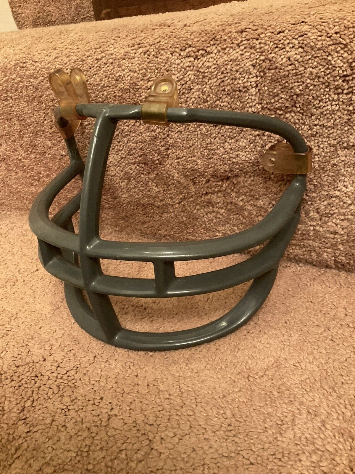 Vintage Dark Gray RIddell 1990 DoubleWire Kra-Lite NOP Football Helmet Facemask2 Sporting Goods:Team Sports:Football:Clothing, Shoes & Accessories:Helmets & Hats Riddell